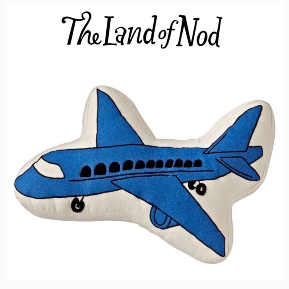 Land of Nod Airplane pillow
